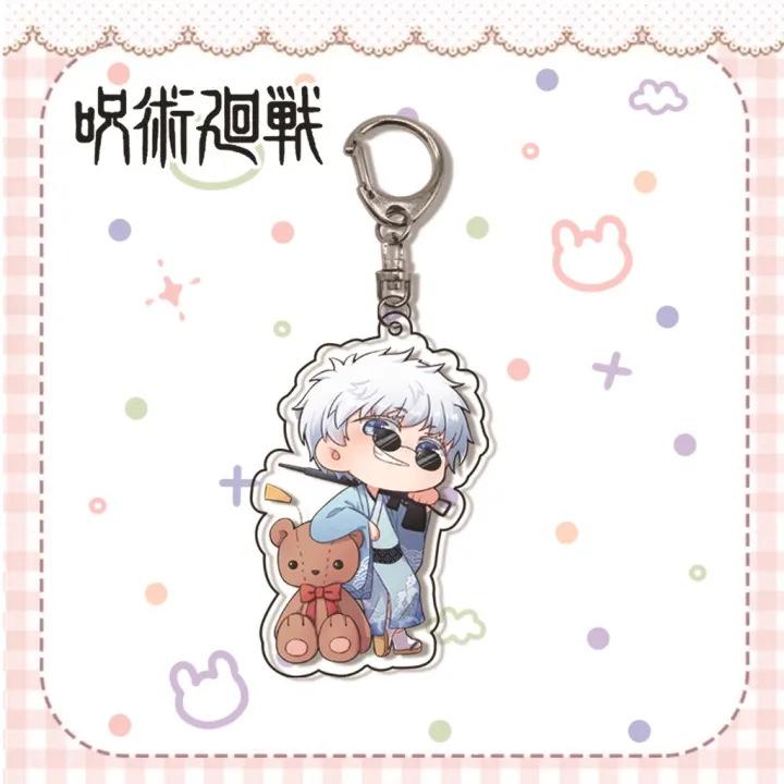 Jujutsu Kaisen Gojo Satoru Itadori Acrylic Keychain 55mm Anime Cosplay Accessory