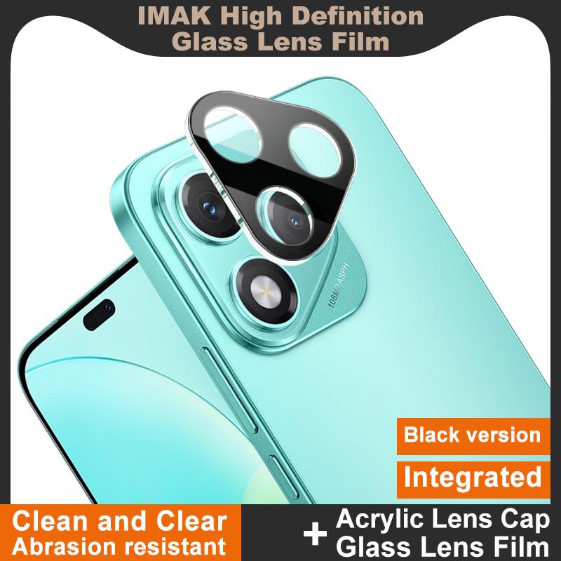 For Honor 400 Lite 5G Glass IMAK High Definition Glass Lens Film Black Version