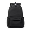 Student Color Solid Backpack With Arcshaped Straps Breathable Gift Schoolbag