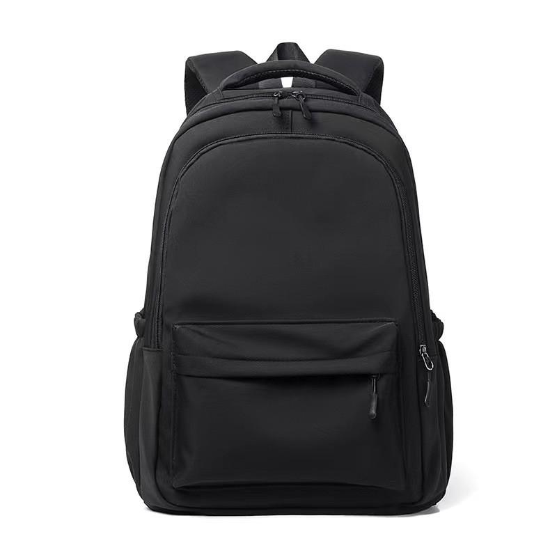 Student Color Solid Backpack With Arcshaped Straps Breathable Gift Schoolbag