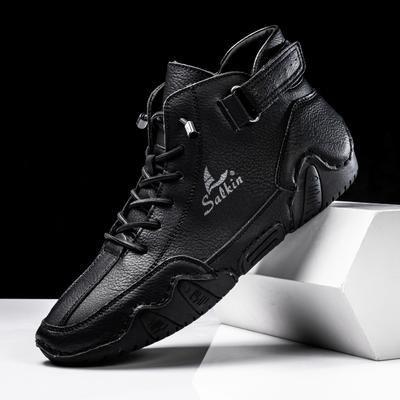 New Popular Men's Shoes High-top Cotton Shoes Men's Casual Shoes Winter Thickened Shoes Martin Boots Men's