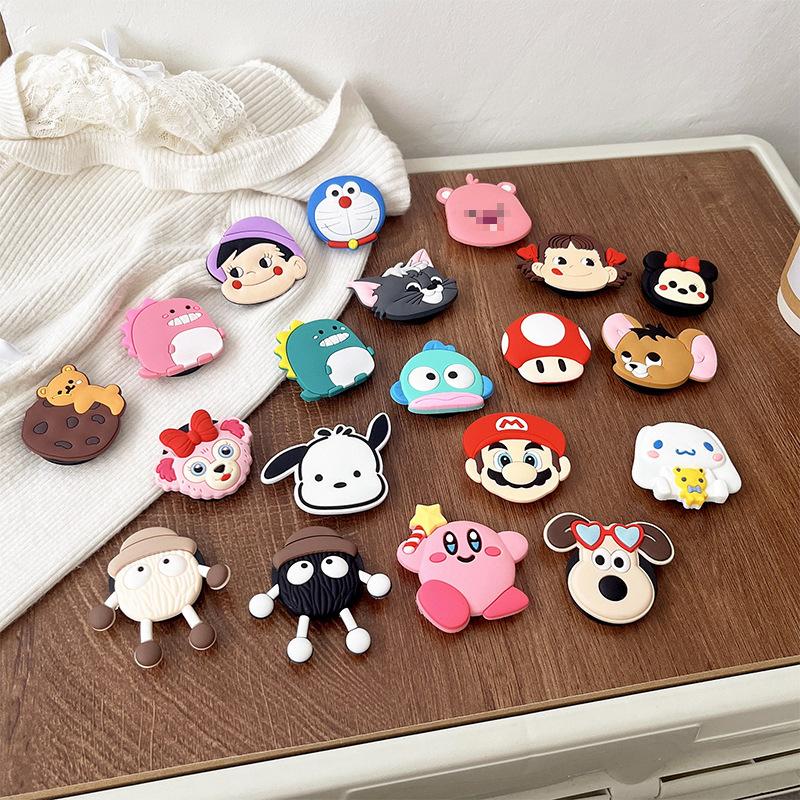 Cartoon Mobile Phone Airbag Bracket Dinosaur Mouse Girl Retractable And Pasted Desktop Bracket Portable