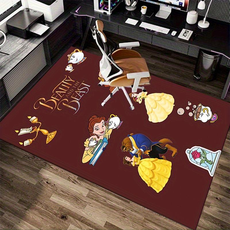1pc. Beauty and The Beast Theme Rug - Perfect for Home Decor, Office Carpet, Outdoor Use, and Gift Ideas!z041412