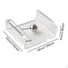 Acryl Serviettenhalter Transparent Modern für Papierservietten Tischspender mit Edelstahl