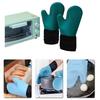 Silicone Oven Heat Insulation Gloves, Suitable for Cooking, Baking and Grilling, Extended Style, BPA-free, Easy To Clean, Flexib