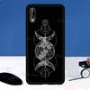 Occult Witchcraft Moon Gothic Witch For Huawei P20 P40 P30 Pro Mate 20 Lite Nova 5T P Smart 2019 2021 Case For Honor 50 9X 8X