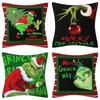 Christmas Linen Pillowcase: Home Sofa Decor & Car Lumbar Support Cushion Cover