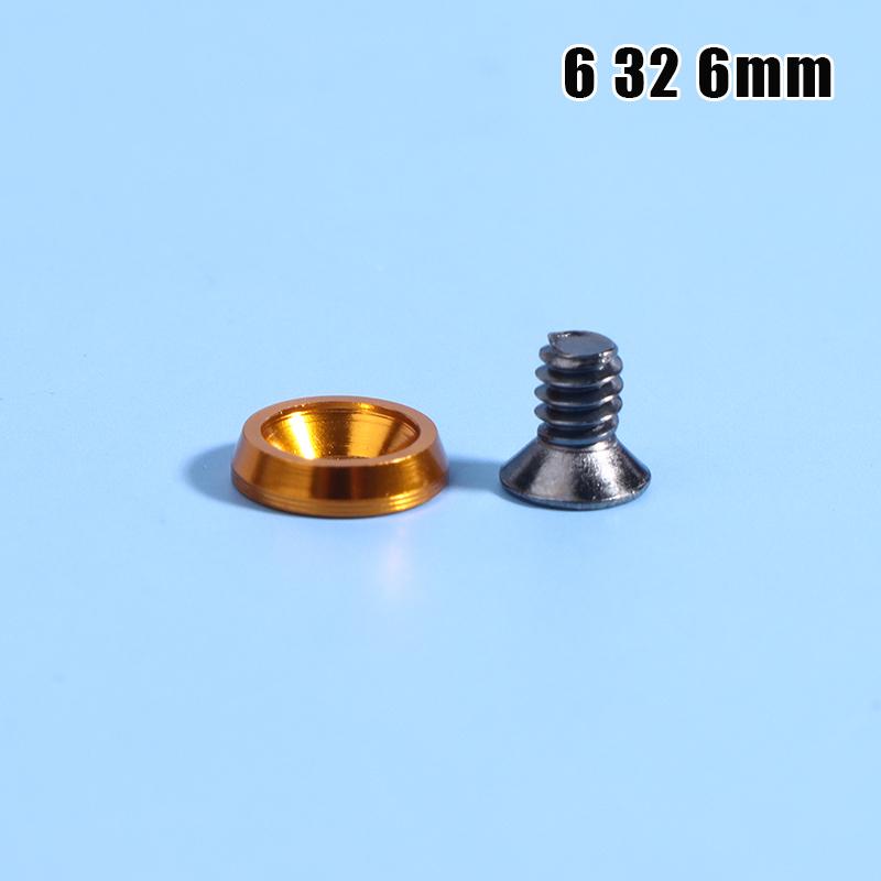 1Pc M3 6#32 6Mm 8Mm Screw +1 Washers Computer Pc Case Beautification Screws For Motherboard Power Supply Graphics Card