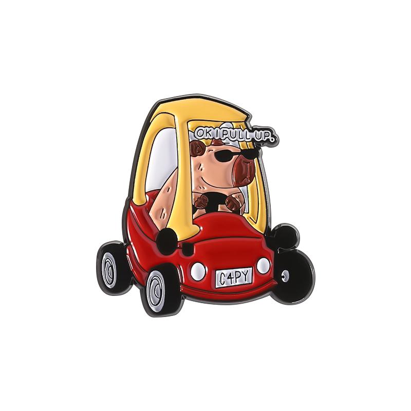 

Honk Honk Goose Car Enamel Pins Custom Brooches Lapel Badges Cartoon Animal Fun Jewelry Gift for Kids Friends