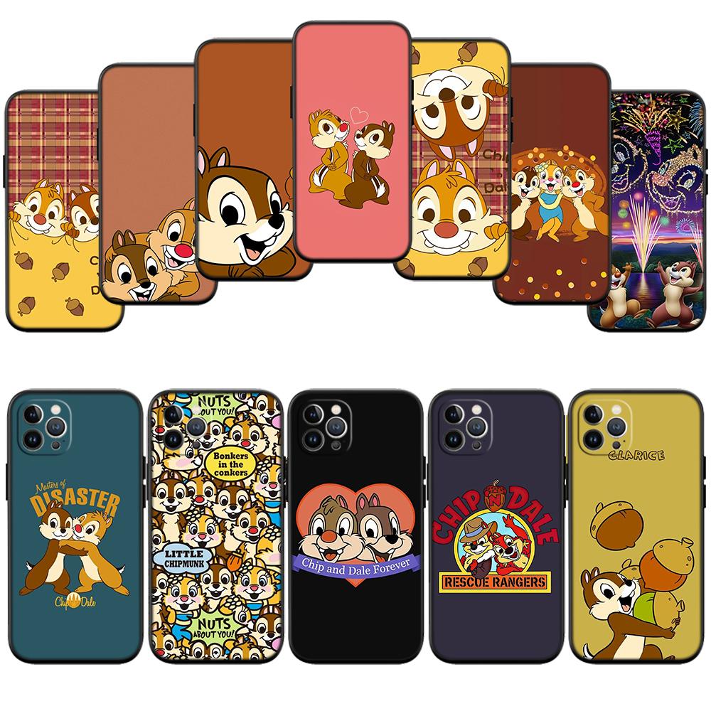 Nouvel étui de téléphone haut de gamme Chip 'n' Dale pour iPhone 16 15 14 13 Pro Max Plus Mini