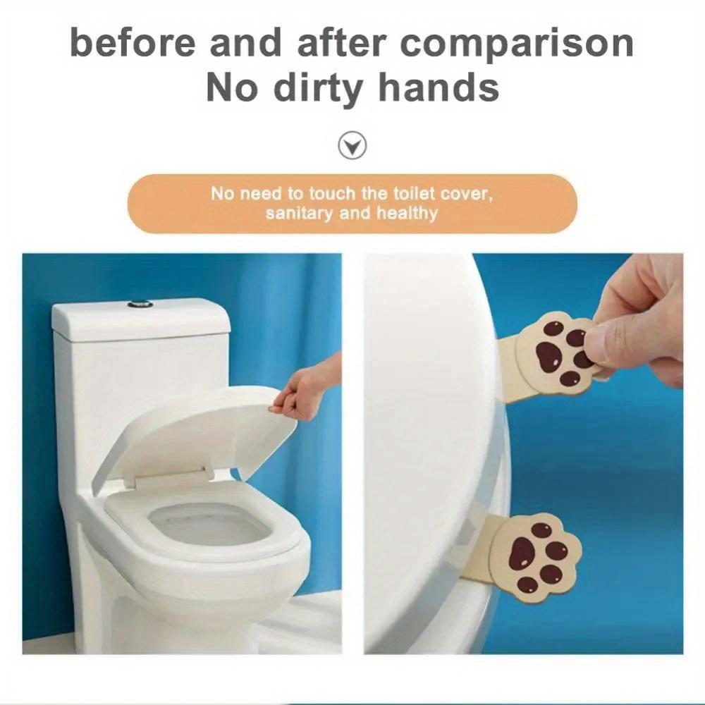 Toilet Lid Lifter Seat Handle Holder Seat Ring Flapper Bathroom Sanitary Closestool Holder Toilet Seat Lid Bathroom Accessories