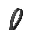 Meier New Top Grain Leather Skinny Belt with Rhinestone Embellishments - Slim Genuine Leather Belt
