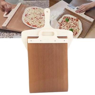 Nepřilnavá posuvná lopata na pizzu Dřevěná stěrka na pizzu Posuvná lopata na přenos pizzy Použití v troubě