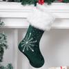 Large Size Christmas Gift Socks Hanging Xmas Gift Bag Navidad Christmas Stocking  Christmas Decor