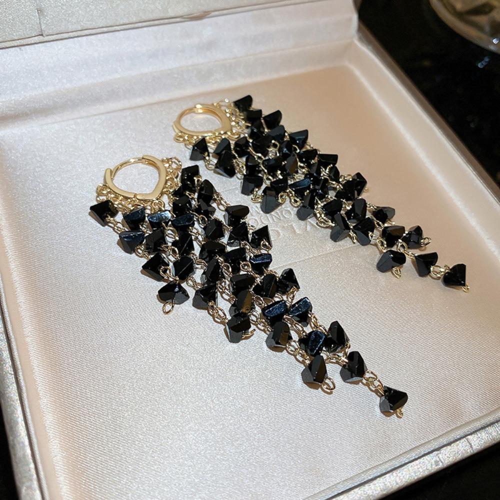 Zircon Inlaid Pearl Butterfly Geometric Earrings European and American Exaggerated High-end Stud Earrings Temperament Light Luxury Earrings