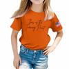 Toddler Girl Boy T-Shirts Kids Top Boys And Girls Printed Short Sleeved T-shirt 1-12Y Summ