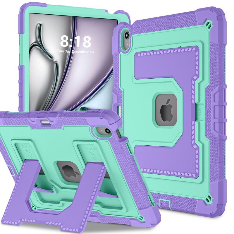 Silicone Foldable Stand Case IPad Air 13-inch 11-inch Shockproof Anti-Slip Heat Dissipation Multi-Color Options