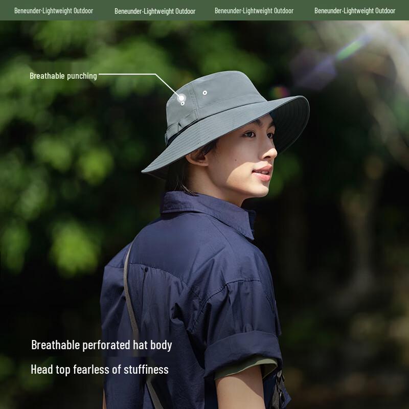 Beneunder Men's UV Protection Fisherman Sun Hat