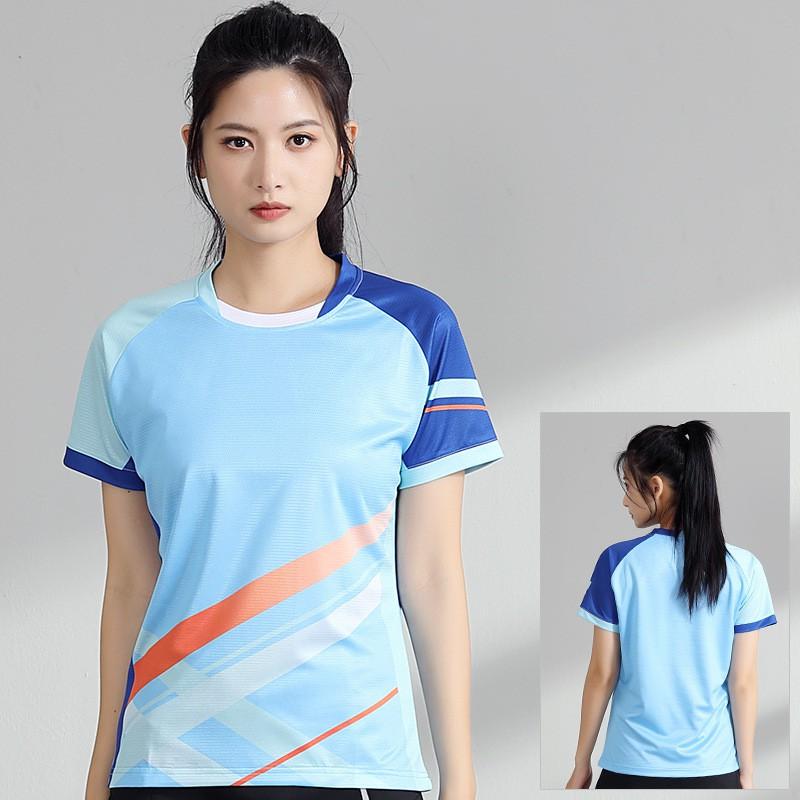Quick Dry Badminton Set Men Women Breathable Sportswear Tennis Pickleball Volleyball Training Competition Team Uniform