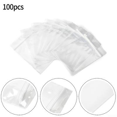 100 Plastic Bag Baggies Baggy Bags Clear Grip Mini