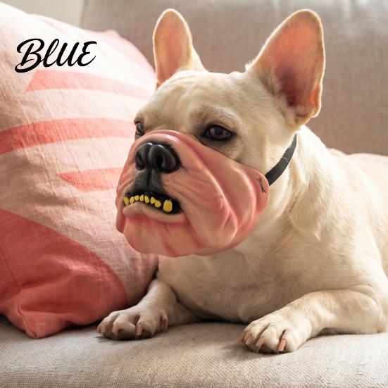 Funny Animal Masque Dog Masque PU Foam Scary Pet Face Costume Realistic Mouth for Halloween with Elastic Band Dress Up Holiday Party Photo