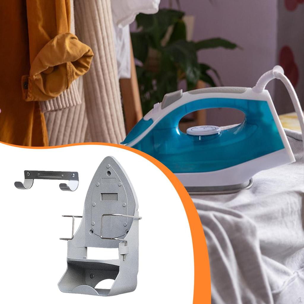 Ironing Board Hanger Rack Lightweight Compact Easy to Install Storage Organizer Wall