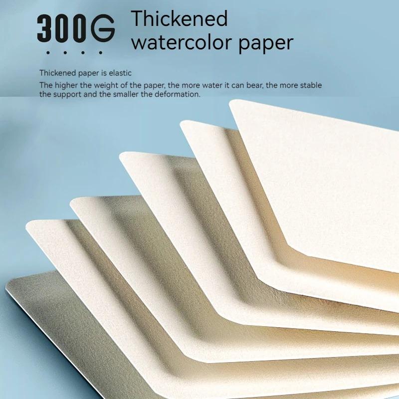 Professional Square Watercolor Paper Card Blank Postcard 300g Medium Coarse Grain Painting Supplies Arts Watercolor Paper Sheets