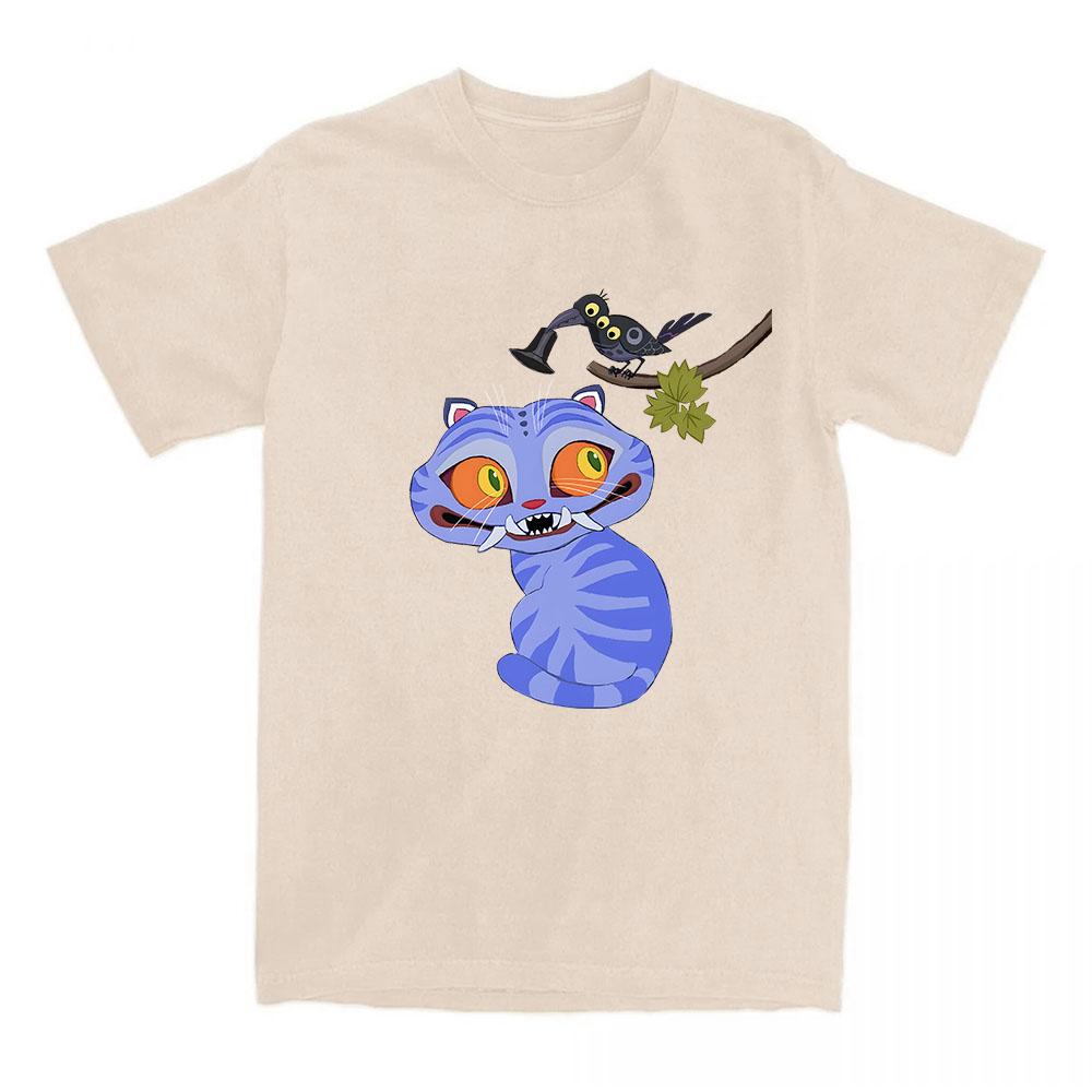 საძა ბოის კომფორტ კოლორსის მაისური KPop დემონი მონადირეების პრინტით მაისური ზაფხულის მოკლემკლავიანი ბამბის მაისური მოდური ქალის მამაკაცის ტანსაცმელი