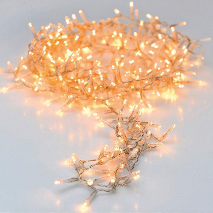 Guirlande lumineuse LED - Professionnel - 17 m - Blanc - 20 ampoules - Extérieur