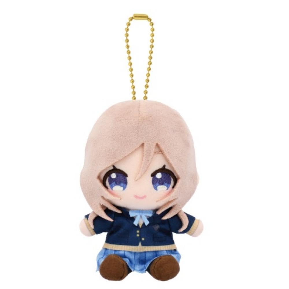 School Idolmaster Himesaki Rina Chibi Plush Sitting Mascot