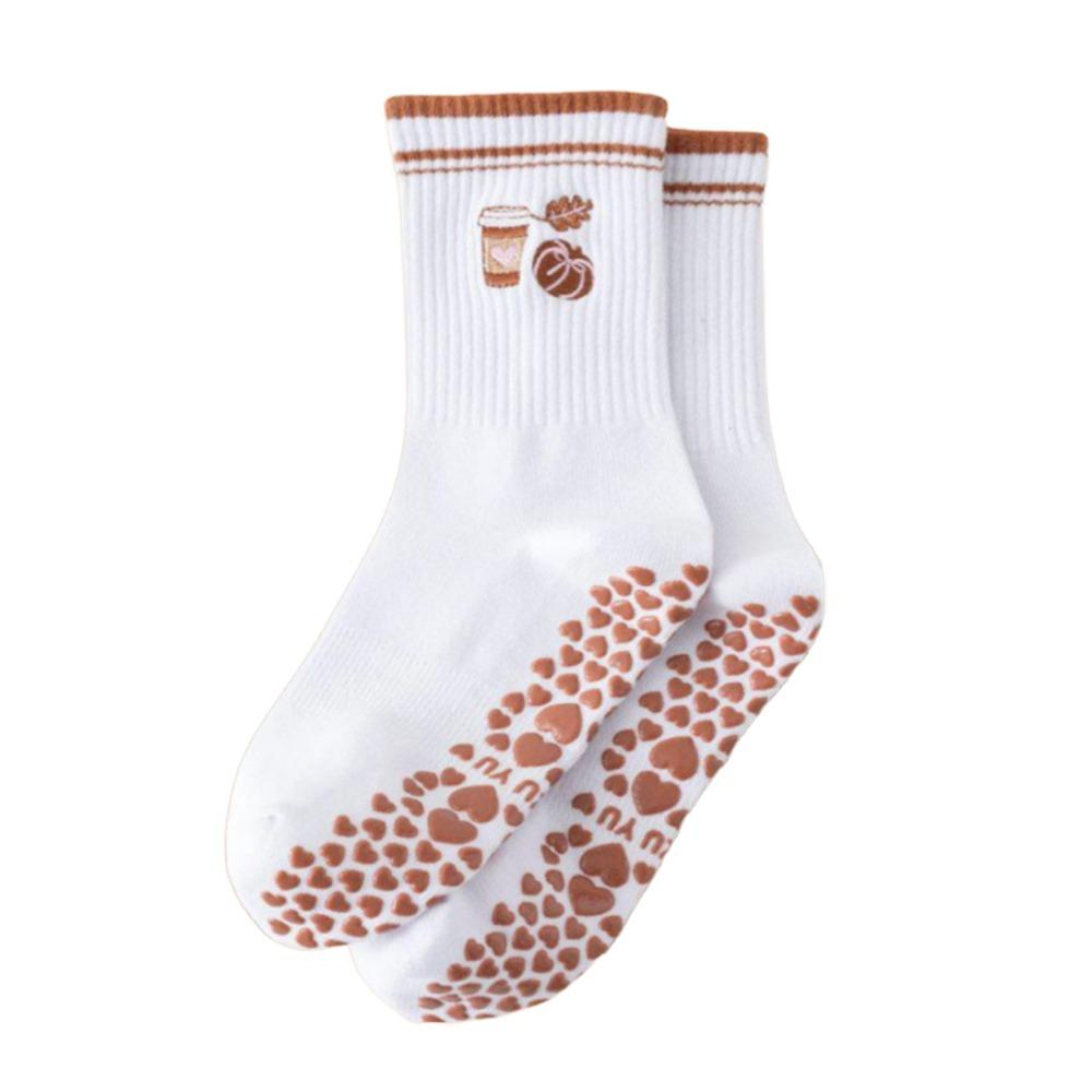 

Хлопковые носки для пилатеса Harajuku Street Носки с вышивкой вишни Новые носки средней длины