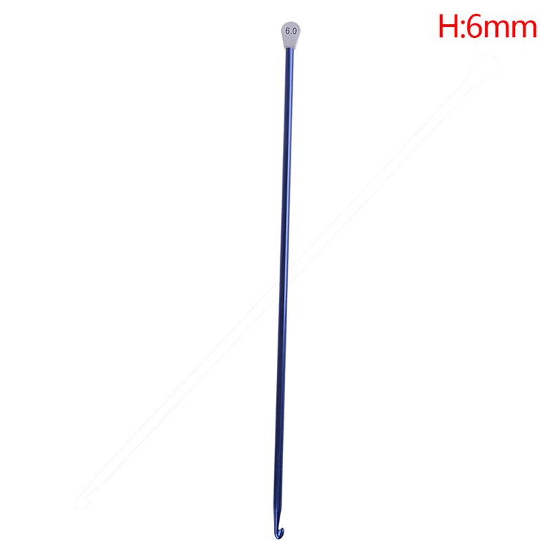 14 Size Afghan Crochet Hooks Aluminum Knitting Needles 2.5 To 11Mm Crochet Hook