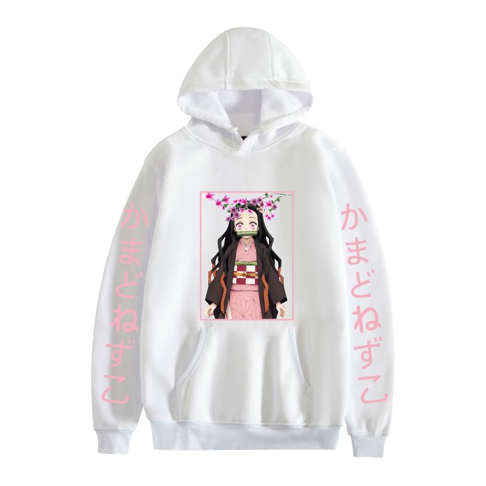 Demon Slayer Autumn/Winter New Thickened Fleece-lined Hoodie Loose Hip Hoodie 0059