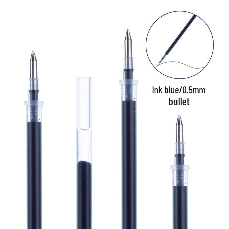 Chenguang 0.5mm Blue-Black Gel Pen Refills (20-Pack)