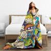 Rugrats 90s Revival Character Blanket  Camping Flannel Throw Blanket For Couch Chair Warm Custom DIY Quality Bedspread Gift