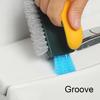 Scrub Brush for Cleaning Crevice Gap Scrub Cleaning Brush Multifunctional Gap Scrub Brush with Ergonomic Handle for Bathroom