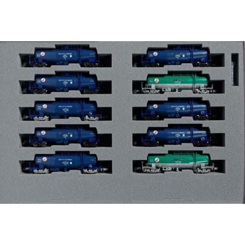 KATO N Gauge Taki 43000 + Taki 1000 Japan Oil Terminal 10-Car Set 10-1935 Model Railroad Freight Cars