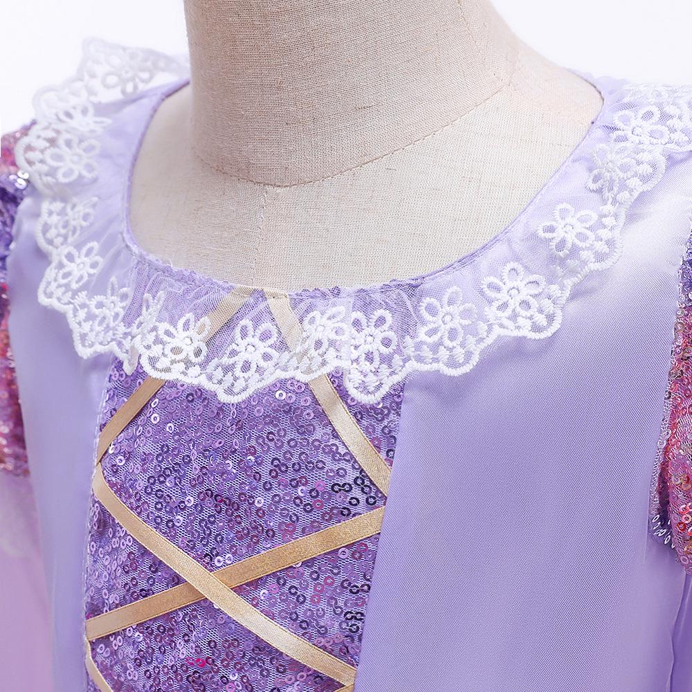 2026 Halloween Princess Dress for Kids - Elsa & Sofia Style Gown