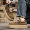Scarpe casual retro stile britannico autunnali e invernali impermeabili e antiscivolo sportive con suola spessa rialzanti scarpe Derby