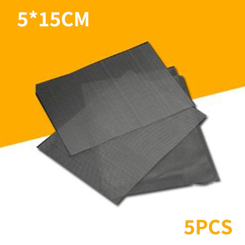 Car Bumper Repair Stainless Steel Mesh 5Pcs for Plastic Crack Filling Sturdy Design A1