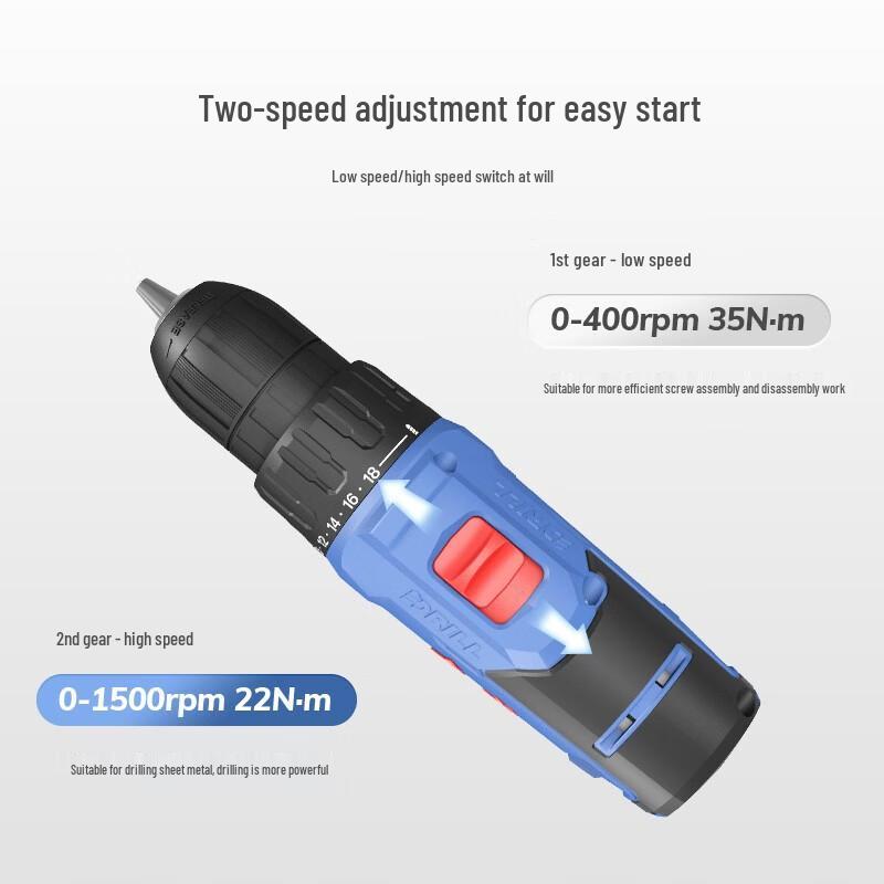 Dongcheng 12V Cordless Electric Drill CN Plug (adapter Included)