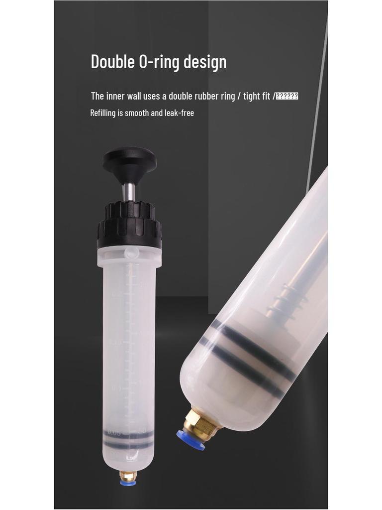 Dual-Use Oil Extractor: Large Syringe for Suction & Injection of Kerosene or Diesel