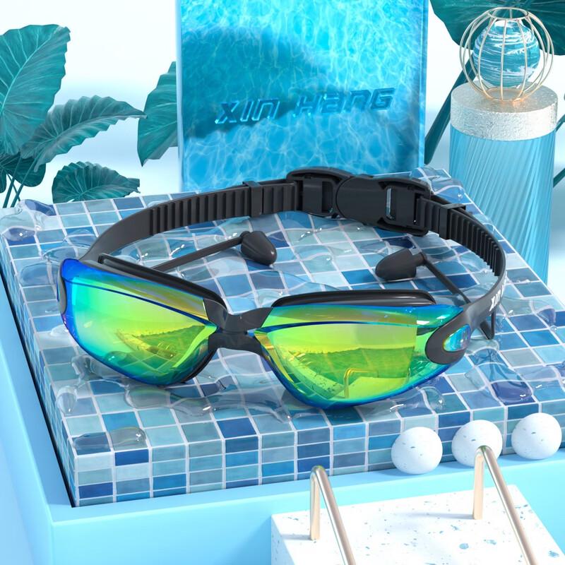 MDNG Men s Electroplated Iridescent Swimming Goggles