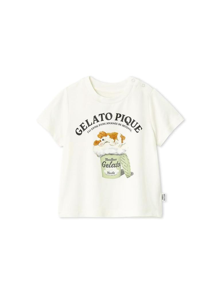 Gelato Pique BABY Sleeping Dog PBCT252670OWHT80 T-Shirt