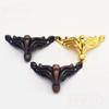 Golden Antique Hardware Protector Decorative Wood Case Feet Leg Corner Furniture Leg Corner Bracket