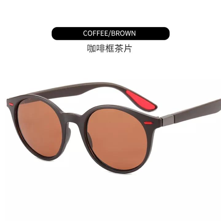 Retro Sunglasses Men Women Fashion Round Ultralight UV400 Sun Glasses Brand Design Fishing Shades Eyewear