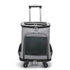 Portable Cat Travel Bag on Wheels Large Capacity Pet Carrier for Summer Breathable Mesh Kitten Backpack Lightweight Cat Trolley