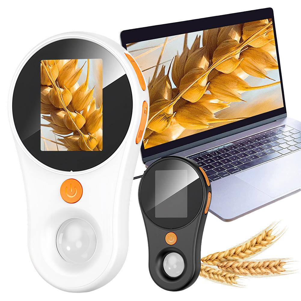 500X Electronic Coin Magnifier 2 MP Kids Pocket Microscope 2 Inch IPS Screen with 8 LED Light Kids Outdoor Biological Equipment