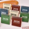 2026 Simple Modern Desk Calendar Ornament for Students and Children