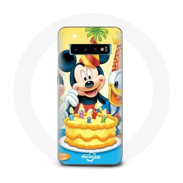 Coque Samsung Galaxy S10 Mickey mouse Birthday